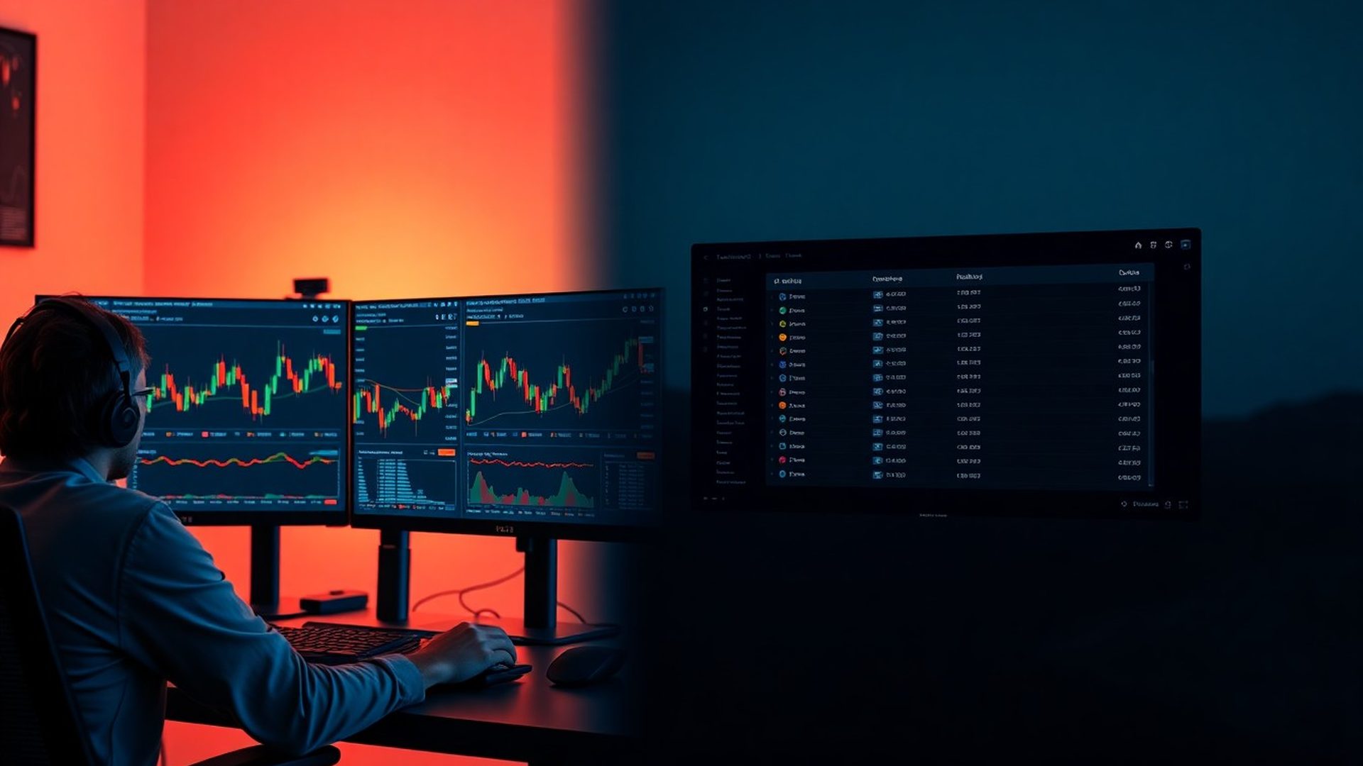 Automatizirani trading dashboard s indigo grafovima